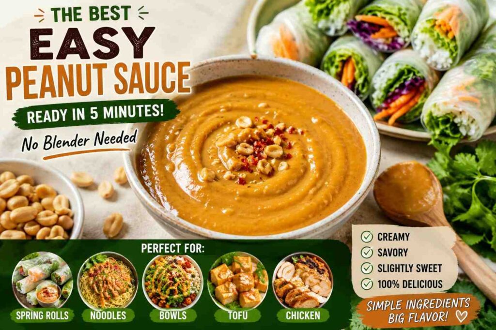 Easy Peanut Sauce Recipe